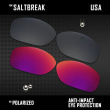 Load image into Gallery viewer, Anti Scratch Polarized Replacement Lenses for-Costa Del Mar Saltbreak