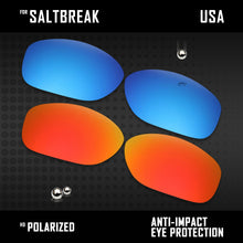 Load image into Gallery viewer, Anti Scratch Polarized Replacement Lenses for-Costa Del Mar Saltbreak