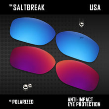 Load image into Gallery viewer, Anti Scratch Polarized Replacement Lenses for-Costa Del Mar Saltbreak