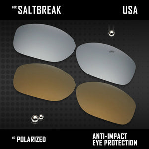 Anti Scratch Polarized Replacement Lenses for-Costa Del Mar Saltbreak