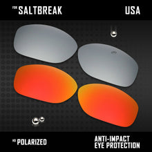Load image into Gallery viewer, Anti Scratch Polarized Replacement Lenses for-Costa Del Mar Saltbreak
