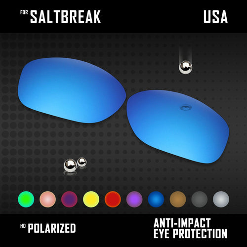 Anti Scratch Polarized Replacement Lenses for-Costa Del Mar Saltbreak