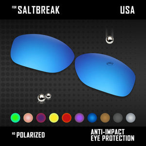 Anti Scratch Polarized Replacement Lenses for-Costa Del Mar Saltbreak