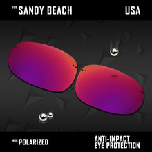 Load image into Gallery viewer, Anti Scratch Polarized Replacement Lenses for-Maui Jim Sandy Beach