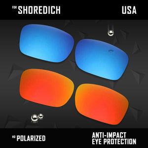 Anti Scratch Polarized Replacement Lenses for-Arnette Shoredich