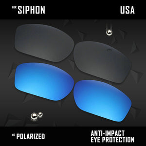 Anti Scratch Polarized Replacement Lenses for-Oakley Siphon
