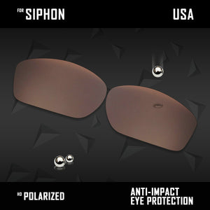 Anti Scratch Polarized Replacement Lenses for-Oakley Siphon