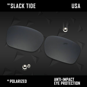 Anti Scratch Polarized Replacement Lenses for-Costa Del Mar Slack Tide