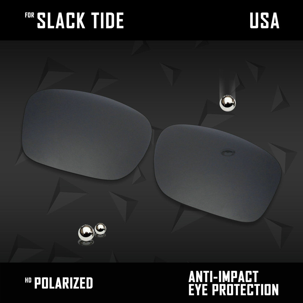 Anti Scratch Polarized Replacement Lenses for-Costa Del Mar Slack Tide