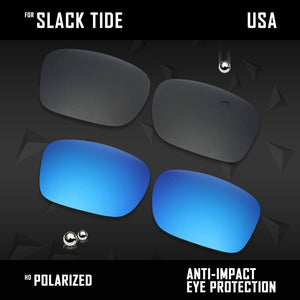 Anti Scratch Polarized Replacement Lenses for-Costa Del Mar Slack Tide