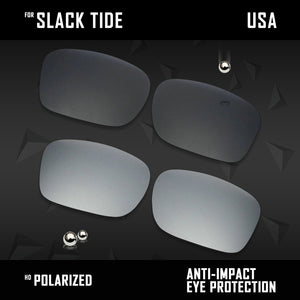 Anti Scratch Polarized Replacement Lenses for-Costa Del Mar Slack Tide