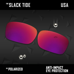 Anti Scratch Polarized Replacement Lenses for-Costa Del Mar Slack Tide
