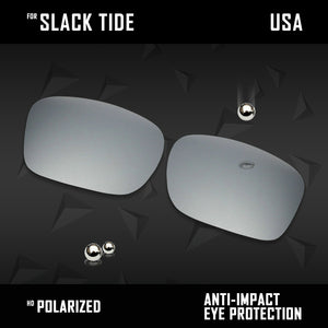 Anti Scratch Polarized Replacement Lenses for-Costa Del Mar Slack Tide