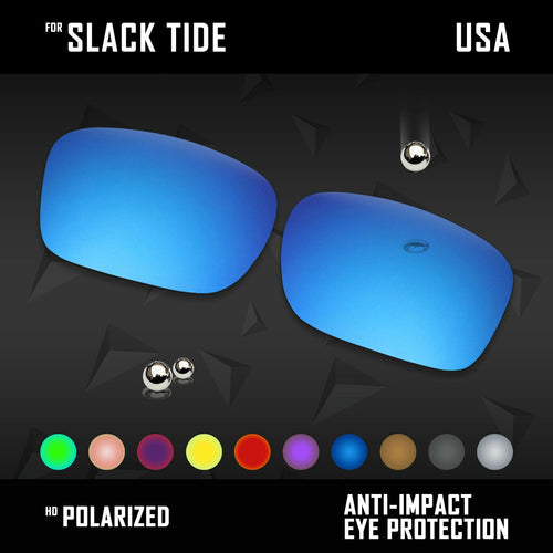 Anti Scratch Polarized Replacement Lenses for-Costa Del Mar Slack Tide