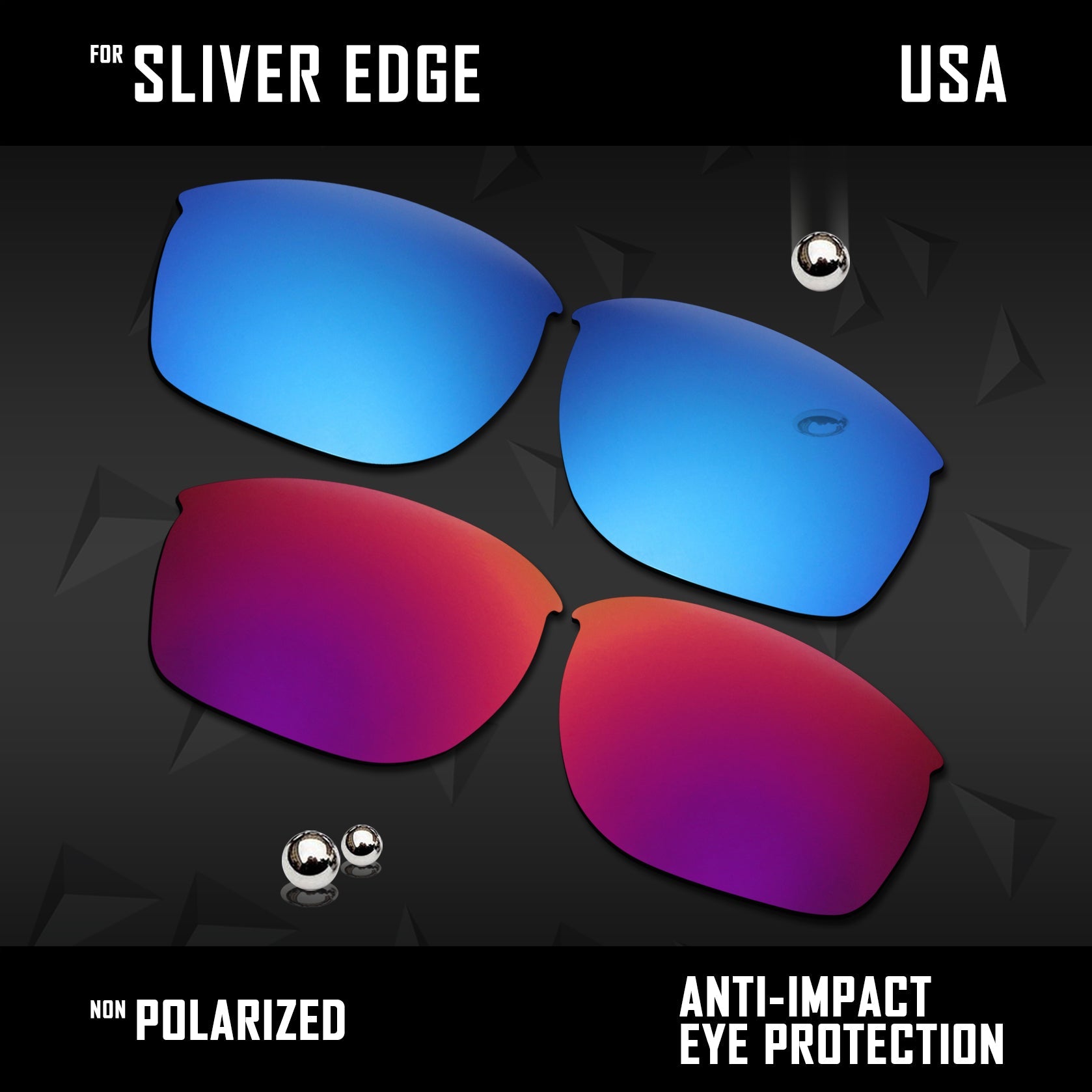 Oakley sliver edge on sale lenses