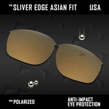 Load image into Gallery viewer, Anti Scratch Polarized Replacement Lenses for-Oakley Sliver Edge Asian Fit