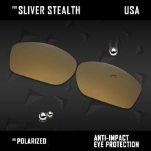 Load image into Gallery viewer, Anti Scratch Polarized Replacement Lenses for-Oakley Sliver Stealth