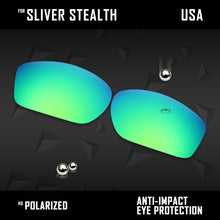 Load image into Gallery viewer, Anti Scratch Polarized Replacement Lenses for-Oakley Sliver Stealth