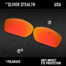 Load image into Gallery viewer, Anti Scratch Polarized Replacement Lenses for-Oakley Sliver Stealth
