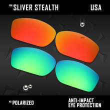 Load image into Gallery viewer, Anti Scratch Polarized Replacement Lenses for-Oakley Sliver Stealth