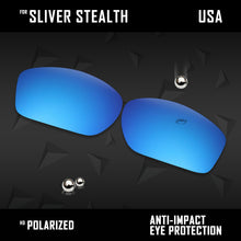 Load image into Gallery viewer, Anti Scratch Polarized Replacement Lenses for-Oakley Sliver Stealth