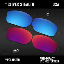 Load image into Gallery viewer, Anti Scratch Polarized Replacement Lenses for-Oakley Sliver Stealth