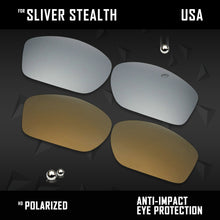 Load image into Gallery viewer, Anti Scratch Polarized Replacement Lenses for-Oakley Sliver Stealth
