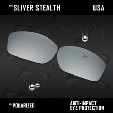 Load image into Gallery viewer, Anti Scratch Polarized Replacement Lenses for-Oakley Sliver Stealth