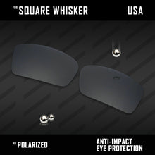 Load image into Gallery viewer, Anti Scratch Polarized Replacement Lenses for-Oakley Square Whisker