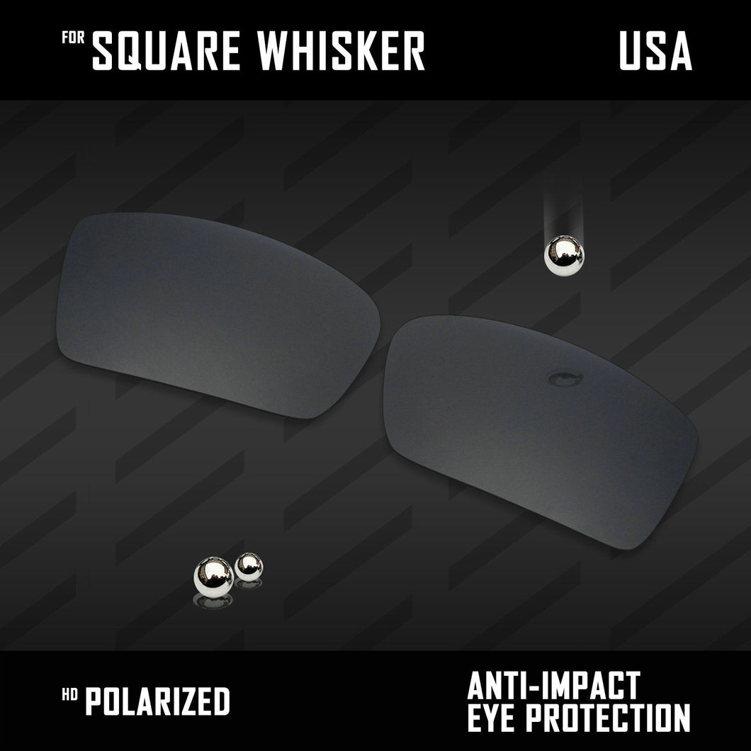 Anti Scratch Polarized Replacement Lenses for-Oakley Square Whisker