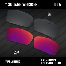 Load image into Gallery viewer, Anti Scratch Polarized Replacement Lenses for-Oakley Square Whisker