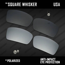 Load image into Gallery viewer, Anti Scratch Polarized Replacement Lenses for-Oakley Square Whisker