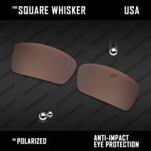 Load image into Gallery viewer, Anti Scratch Polarized Replacement Lenses for-Oakley Square Whisker