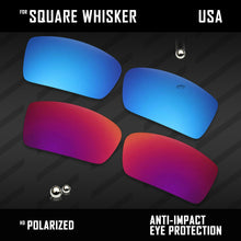 Load image into Gallery viewer, Anti Scratch Polarized Replacement Lenses for-Oakley Square Whisker