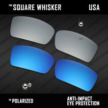 Load image into Gallery viewer, Anti Scratch Polarized Replacement Lenses for-Oakley Square Whisker