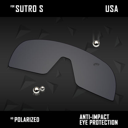 Anti Scratch Polarized Replacement Lenses for-Oakley Sutro S