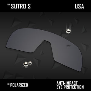 Anti Scratch Polarized Replacement Lenses for-Oakley Sutro S