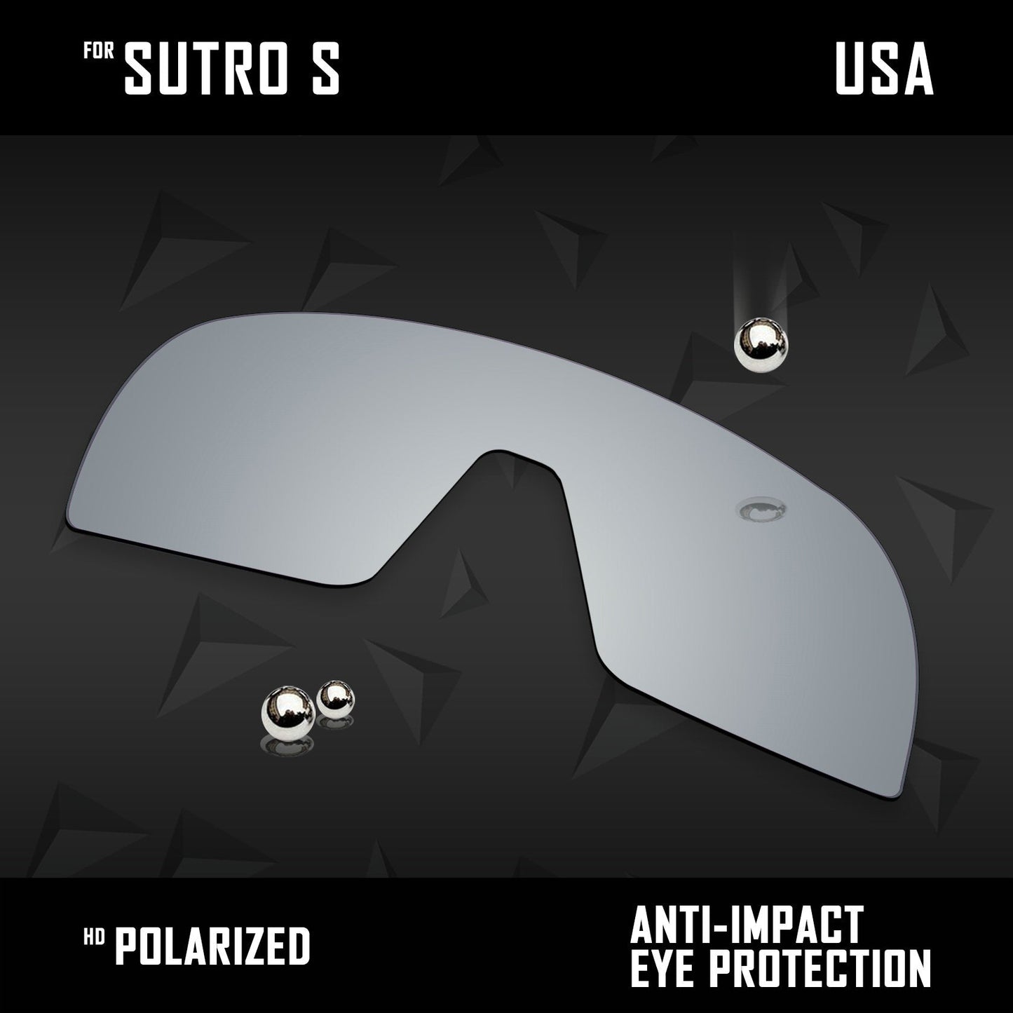 Anti Scratch Polarized Replacement Lenses for-Oakley Sutro S