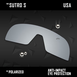 Anti Scratch Polarized Replacement Lenses for-Oakley Sutro S