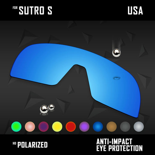 Anti Scratch Polarized Replacement Lenses for-Oakley Sutro S