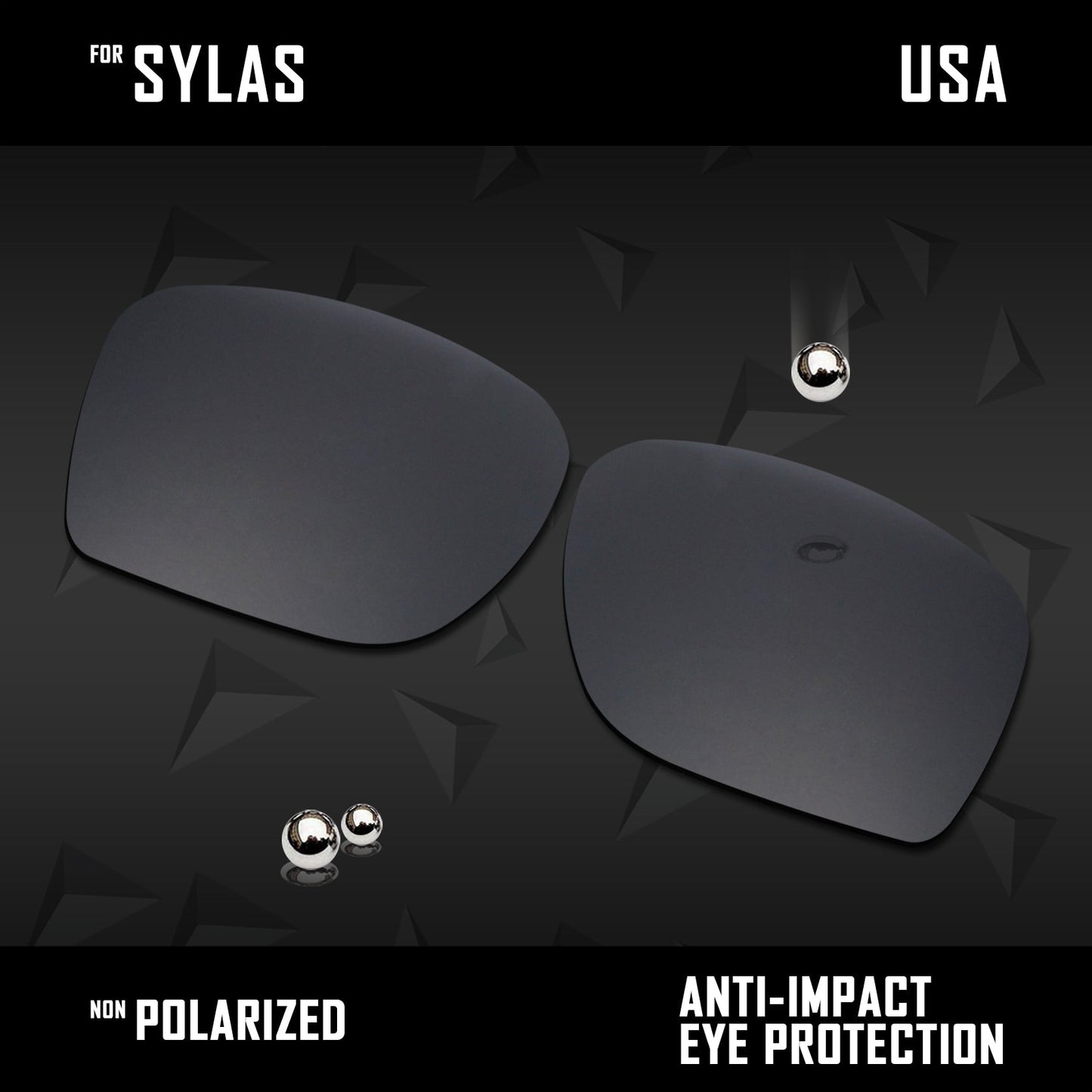 Anti Scratch Polarized Replacement Lenses for-Oakley Sylas