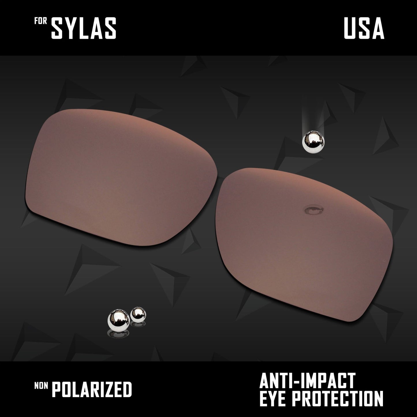 Anti Scratch Polarized Replacement Lenses for-Oakley Sylas