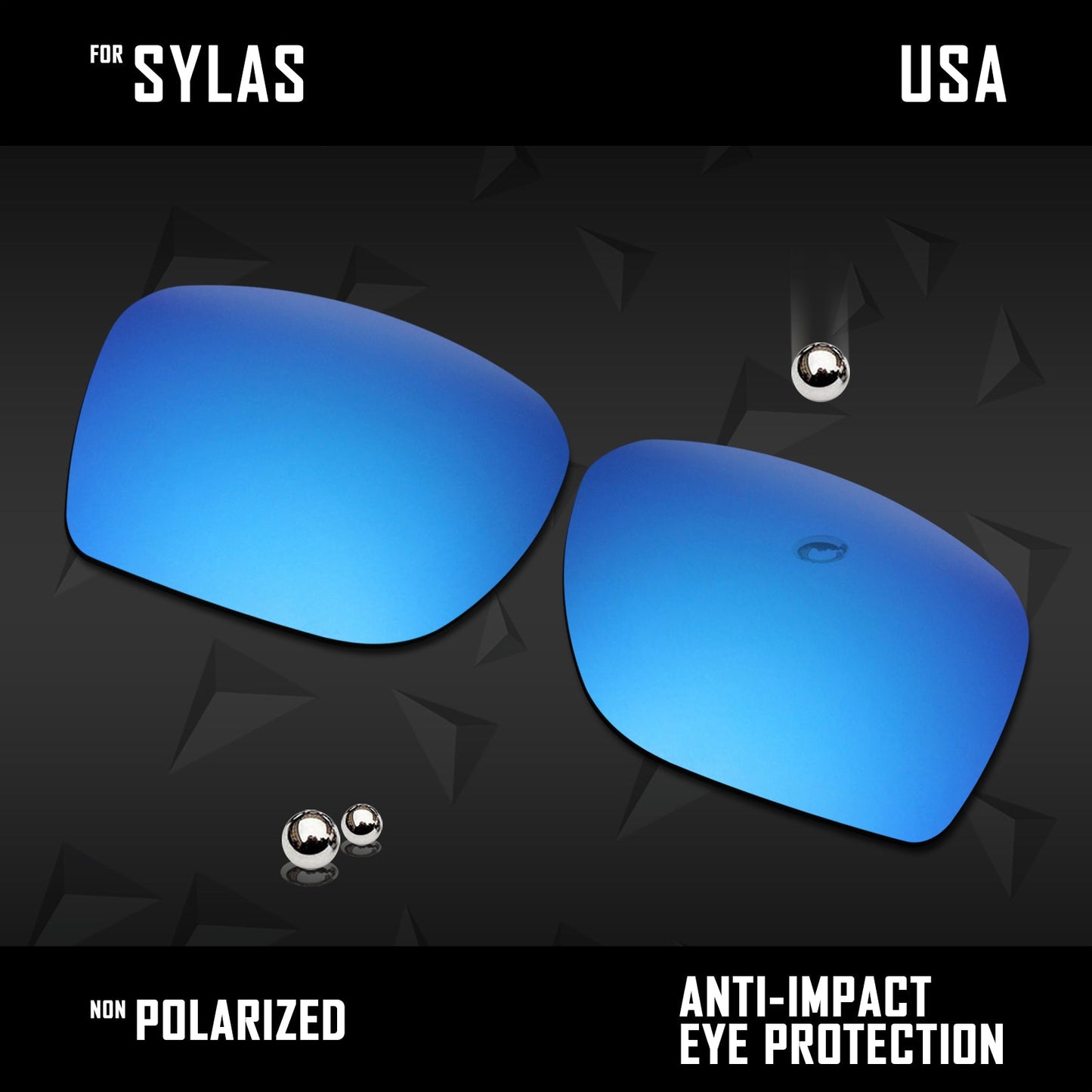 Anti Scratch Polarized Replacement Lenses for-Oakley Sylas
