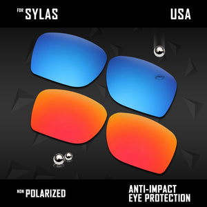 Anti Scratch Polarized Replacement Lenses for-Oakley Sylas