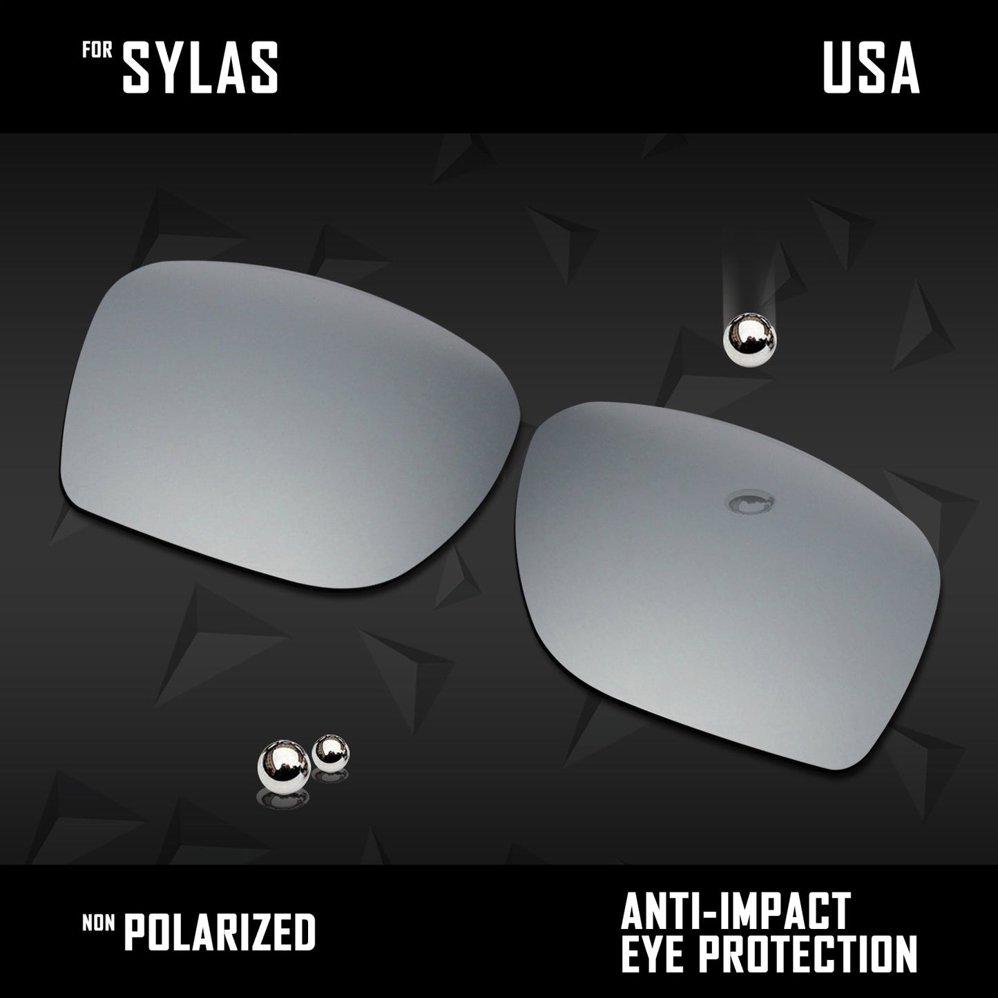 Anti Scratch Polarized Replacement Lenses for-Oakley Sylas