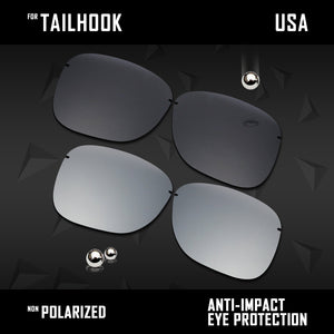 Anti Scratch Polarized Replacement Lenses for-Oakley Tailhook