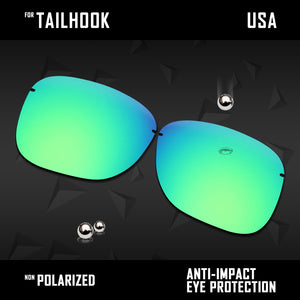 Anti Scratch Polarized Replacement Lenses for-Oakley Tailhook