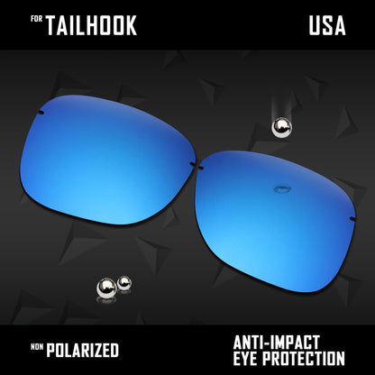 Anti Scratch Polarized Replacement Lenses for-Oakley Tailhook