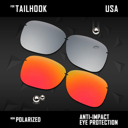 Anti Scratch Polarized Replacement Lenses for-Oakley Tailhook