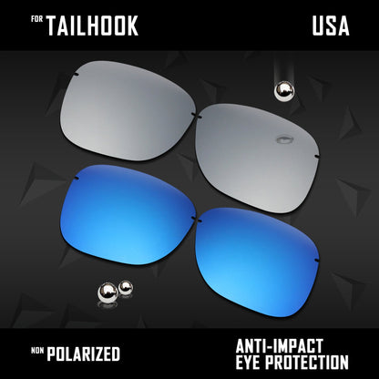 Anti Scratch Polarized Replacement Lenses for-Oakley Tailhook